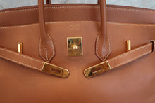 Load image into Gallery viewer, HERMES BIRKIN 35 Graine Couchevel leather Gold □A Engraving Hand bag 700040128
