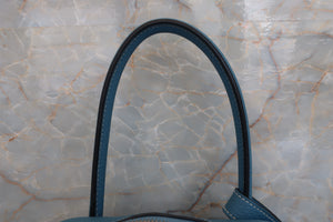 HERMES／エルメス リンディ34 トリヨンクレマンス ブルージーン T刻印 ショルダーバッグ 700060215