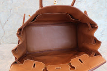Load image into Gallery viewer, HERMES BIRKIN 35 Graine Couchevel leather Gold □A Engraving Hand bag 700040128
