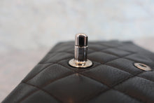 画像をギャラリービューアに読み込む, CHANEL/シャネル マトラッセWフラップWチェーンショルダーバッグ キャビアスキン ブラック/シルバー金具 ショルダーバッグ 800080043
