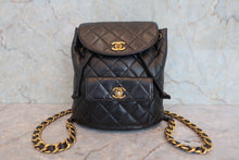画像をギャラリービューアに読み込む, CHANEL/シャネル マトラッセチェーンリュック ラムスキン ブラック/ゴールド金具 リュック 800040139
