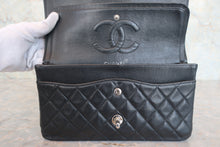 画像をギャラリービューアに読み込む, CHANEL/シャネル マトラッセWフラップWチェーンショルダーバッグ キャビアスキン ブラック/シルバー金具 ショルダーバッグ 800080043
