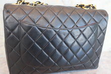 将图片加载到图库查看器，CHANEL/香奈儿 中号CF 单盖包 链条包 羊皮 Black/Gold hadware(黑色/金色金属) 肩背包 600090074
