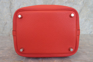 HERMES／エルメス ピコタンロックＰＭ トリヨンクレマンス ローズジャイプール R刻印 ハンドバッグ 700090033