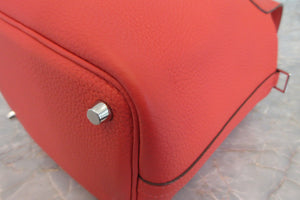 HERMES／エルメス ピコタンロックＰＭ トリヨンクレマンス ローズジャイプール R刻印 ハンドバッグ 700090033