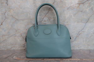 HERMES／エルメス ボリード27 ヴォースイフト シエル □M刻印 ショルダーバッグ 700090021