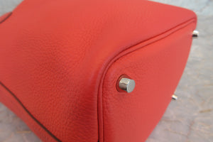 HERMES／エルメス ピコタンロックＰＭ トリヨンクレマンス ローズジャイプール R刻印 ハンドバッグ 700090033