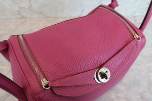 HERMES／エルメス リンディ26 トリヨンクレマンス トスカ □O刻印 ショルダーバッグ 700050140