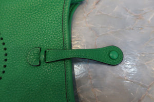 HERMES  EVELYNE TPM Clemence leather Bambou □R刻印 Shoulder bag 700080034