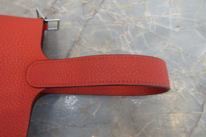 HERMES／エルメス ピコタンロックＰＭ トリヨンクレマンス ローズジャイプール R刻印 ハンドバッグ 700090033