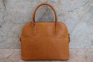 HERMES／BOLIDE 31 Pigskin Natural ○X Engraving Shoulder bag 700070296