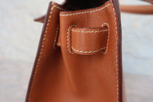 画像をギャラリービューアに読み込む, HERMES／エルメス ケリー28 クシュベル ゴールド 〇T刻印 ショルダーバッグ 800030058
