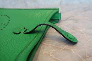 HERMES  EVELYNE TPM Clemence leather Bambou □R刻印 Shoulder bag 700080034