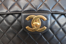 将图片加载到图库查看器，CHANEL/香奈儿 中号CF 单盖包 链条包 羊皮 Black/Gold hadware(黑色/金色金属) 肩背包 600090074
