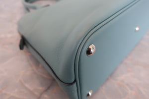 HERMES／エルメス ボリード27 ヴォースイフト シエル □M刻印 ショルダーバッグ 700090021