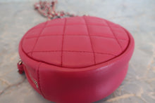 画像をギャラリービューアに読み込む, CHANEL/シャネル マトラッセラウンドチェーンショルダーバッグ ラムスキン ピンク/シルバー金具 ショルダーバッグ 700030106
