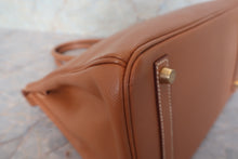 画像をギャラリービューアに読み込む, HERMES／エルメス バーキン30 クシュベル ゴールド □C刻印 ハンドバッグ 700090210
