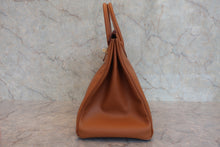 画像をギャラリービューアに読み込む, HERMES／エルメス バーキン40 クシュベル ゴールド □B刻印 ハンドバッグ 800020050
