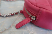 画像をギャラリービューアに読み込む, CHANEL/シャネル マトラッセラウンドチェーンショルダーバッグ ラムスキン ピンク/シルバー金具 ショルダーバッグ 700030106
