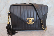 画像をギャラリービューアに読み込む, CHANEL/シャネル マドモアゼルフリンジチェーンショルダーバッグ ラムスキン ブラック/ゴールド金具 ショルダーバッグ 700110118
