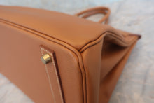 画像をギャラリービューアに読み込む, HERMES／エルメス バーキン40 クシュベル ゴールド □B刻印 ハンドバッグ 800020050
