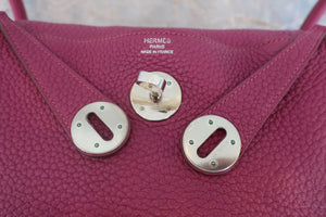 HERMES／エルメス リンディ26 トリヨンクレマンス トスカ □O刻印 ショルダーバッグ 700050140