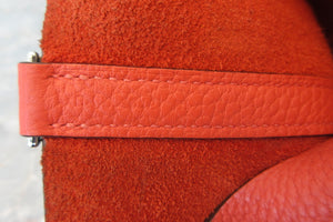 HERMES／エルメス ピコタンロックＰＭ トリヨンクレマンス ローズジャイプール R刻印 ハンドバッグ 700090033