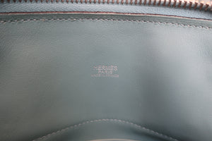 HERMES／エルメス ボリード27 ヴォースイフト シエル □M刻印 ショルダーバッグ 700090021