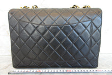 画像をギャラリービューアに読み込む, CHANEL/シャネル 中マトラッセシングルフラップチェーンショルダーバッグ ラムスキン ブラック/ゴールド金具 ショルダーバッグ 700070161
