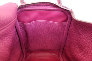 HERMES／エルメス リンディ26 トリヨンクレマンス トスカ □O刻印 ショルダーバッグ 700050140