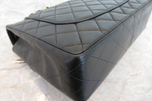 CHANEL/シャネル 中マトラッセシングルフラップチェーンショルダーバッグ ラムスキン ブラック/ゴールド金具 ショルダーバッグ 700070161