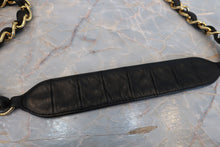 画像をギャラリービューアに読み込む, CHANEL/シャネル マドモアゼルフリンジチェーンショルダーバッグ ラムスキン ブラック/ゴールド金具 ショルダーバッグ 700110118
