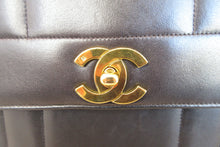 Load image into Gallery viewer, CHANEL Mademoiselle Hand bag Lambskin Black/Gold hadware Hand bag 700010188
