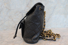 Load image into Gallery viewer, CHANEL Matelasse chain back pack Lambskin Black/Gold hadware Back pack 700100002
