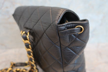 Load image into Gallery viewer, CHANEL Matelasse chain back pack Lambskin Black/Gold hadware Back pack 700100002
