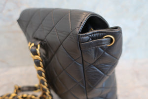CHANEL Matelasse chain back pack Lambskin Black/Gold hadware Back pack 700100002