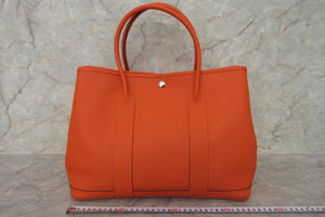 HERMES／エルメス ガーデンパーティＰＭ カントリー フー □R刻印 トートバッグ 600120120