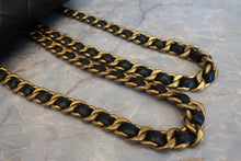 Load image into Gallery viewer, CHANEL Matelasse chain back pack Lambskin Black/Gold hadware Back pack 700100002
