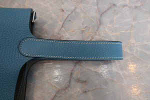 HERMES／エルメス ピコタンロックＰＭ トリヨンクレマンス ブルージーン ハンドバッグ 700060201