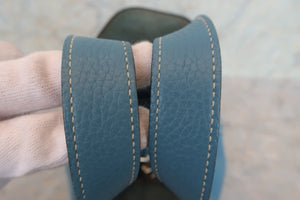 HERMES／エルメス ピコタンロックＰＭ トリヨンクレマンス ブルージーン ハンドバッグ 700060201