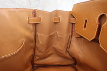 将图片加载到图库查看器，HERMES BIRKIN 40 Ardennes leather Natural sable □B刻印 Hand bag 600100024
