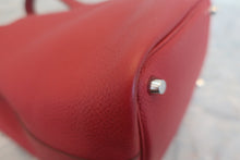 将图片加载到图库查看器，HERMES PICOTIN LOCK PM Clemence leather Rouge garance □Q刻印 Hand bag 800020071

