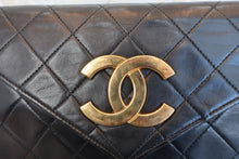 将图片加载到图库查看器，CHANEL/大号经典双C 链条包 羊皮 Black/Gold hadware(黑色/金色金属) 肩背包 600090079
