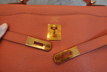 画像をギャラリービューアに読み込む, HERMES／エルメス ケリー35 トリヨンクレマンス クレヴェット □Q刻印 ショルダーバッグ 700090183
