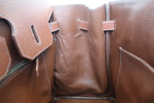 将图片加载到图库查看器，HERMES BIRKIN 35 Ardennes leather Brown □A刻印 Hand bag 600100186
