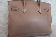 Load image into Gallery viewer, HERMES BIRKIN 30 Swift leather Etoupe gray □J Engraving Hand bag 700050003
