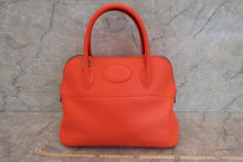 将图片加载到图库查看器，HERMES／BOLIDE 31 Clemence leather Capucine A刻印 Shoulder bag 500120111
