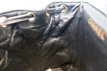 Load image into Gallery viewer, CHANEL Matelasse chain back pack Lambskin Black/Gold hadware Back pack 700100002
