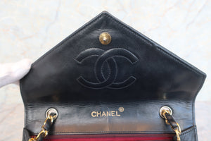 CHANEL/大号经典双C 链条包 羊皮 Black/Gold hadware(黑色/金色金属) 肩背包 600090079