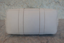 Load image into Gallery viewer, HERMES GARDEN PARTY ＰＭ Negonda leather Pearl gray □Q Engraving Tote bag 800090115
